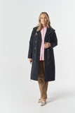 Rafter Trench Cotton Jacket Dark Navy