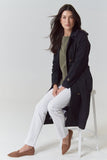 Rafter Trench Cotton Jacket Dark Navy