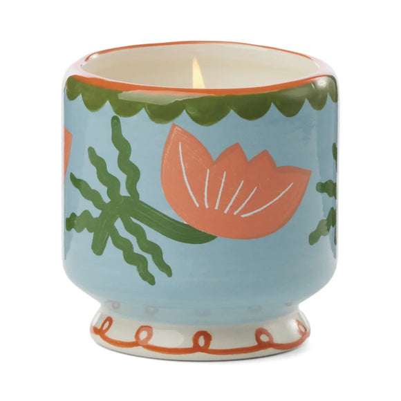 A Dopo 226g Flower Ceramic Candle Cactus Flower