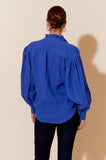 Maeve Linen Shirt Cobalt Blue