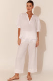 Ellidy Linen Top White