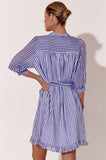 Teagan Stripe Dress Blue
