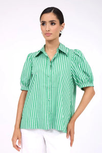 Louise Poplin Shirt Green