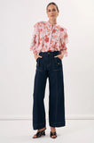 Rayna Floral Ruffled Shirt