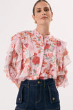Rayna Floral Ruffled Shirt