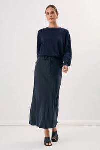 Mae Cupro Maxi Skirt