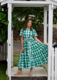 Alice Dress - Green & White Gingham