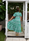 Alice Dress - Green & White Gingham