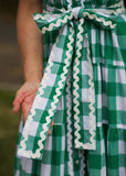 Alice Dress - Green & White Gingham
