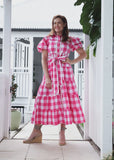 Alice Dress - Pink & White Gingham