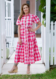 Alice Dress - Pink & White Gingham