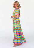 Alice Dress - Neon Gingham