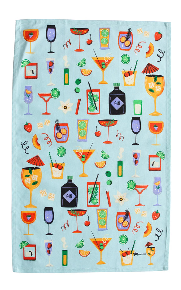 Tea Towel - Cocktails