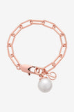 Hayley Rose Gold Pearl Bracelet