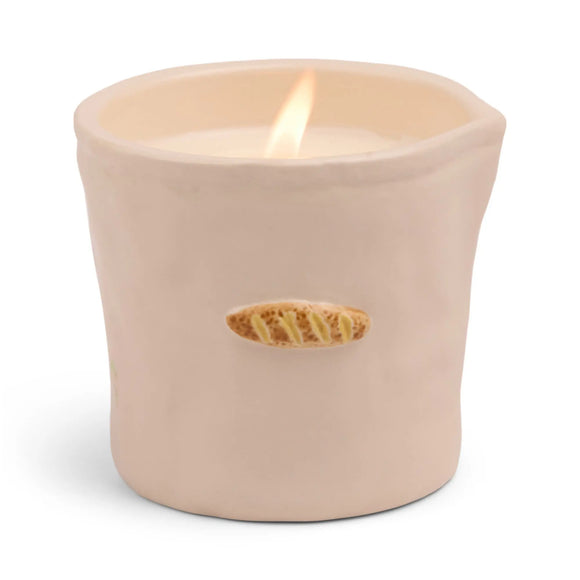 Bistro French Baguette Embossed Ceramic Candle Rosemary Thyme 226g
