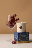 Bistro Grapes Embossed Ceramic Candle Bordeaux Grape  226g