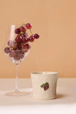 Bistro Grapes Embossed Ceramic Candle Bordeaux Grape  226g
