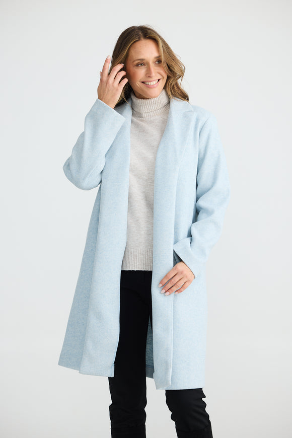 Bella Coat Ice Blue Marle