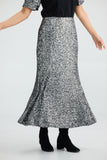 Ritz Skirt Silver Sequin