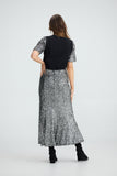 Ritz Skirt Silver Sequin