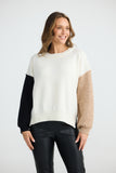 Mischa Knit Off White W Black W Nut