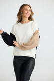 Mischa Knit Off White W Black W Nut
