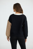 Mischa Knit Off White W Black W Nut