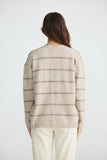 Hallie Knit Taupe W Cocoa