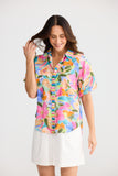 Meadow Shirt Electric Bloom