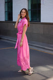 Versailles Dress Hot Pink