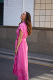 Versailles Dress Hot Pink