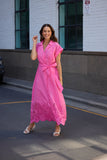 Versailles Dress Hot Pink