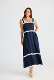 Marlo Midi Dress Navy