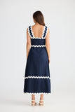 Marlo Midi Dress Navy