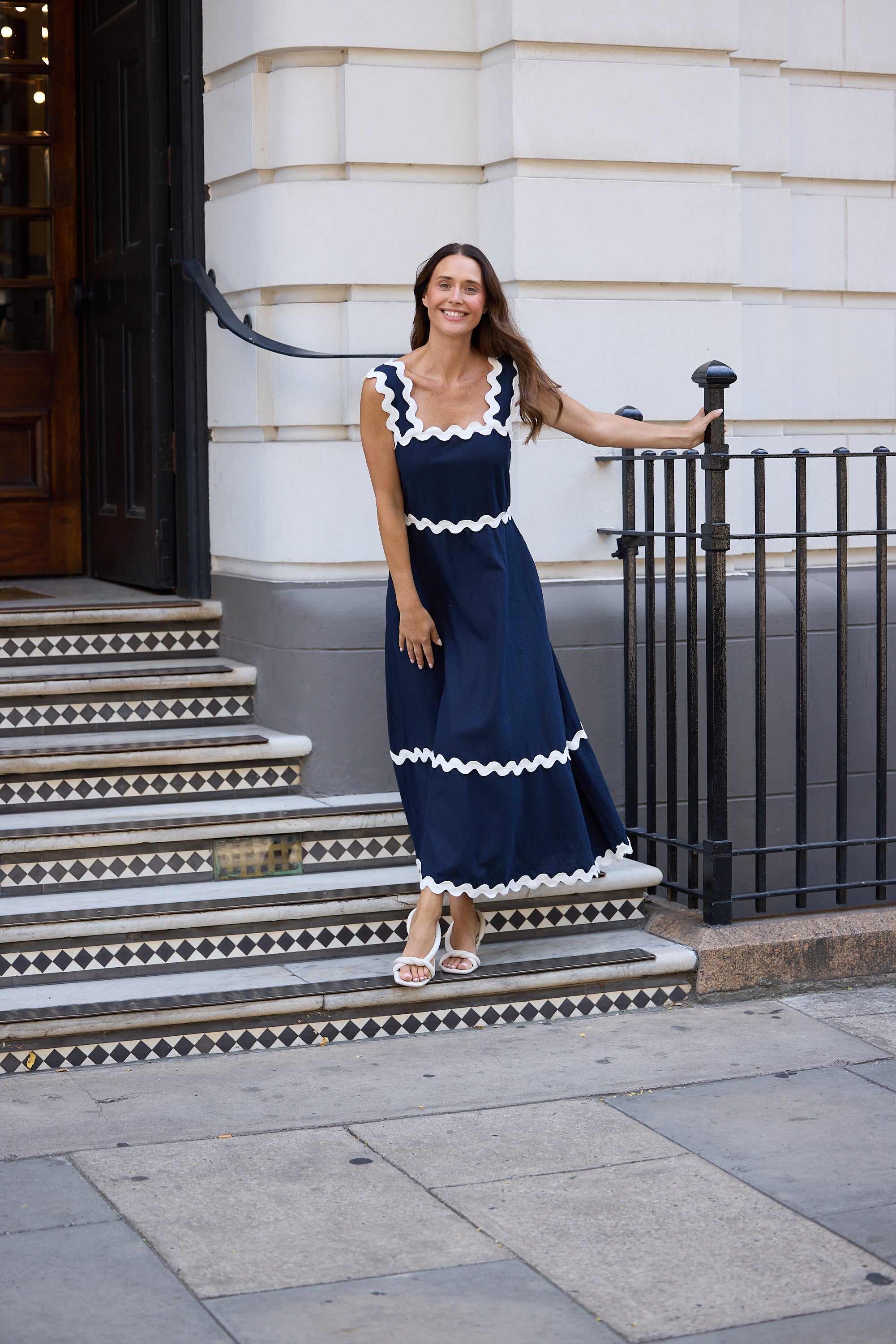 marlo midi dress Marlo Midi Dress Navy  Lazy Sunday Lifestyle
