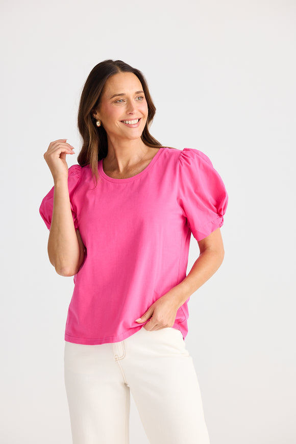 Abigail Tee Hot Pink