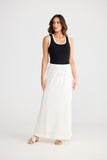Hettie Bias Skirt Off White