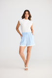 Izzy Ric Rac Short Sky Blue