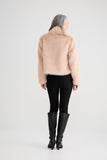 Glamour Fur Jacket Blush Sparkle