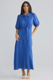 Brynn Midi Dress Cobalt