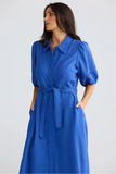 Brynn Midi Dress Cobalt