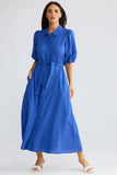 Brynn Midi Dress Cobalt
