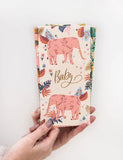 Baby Elephant Tall Card