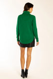 Green Funnel Neck Jumper