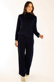 Navy Polo Neck Jumper