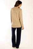 Latte Polo Neck Jumper