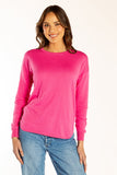 Pink Cotton Cashmere Swing Knit w Liberty Patches