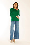 Green Swing Knit w Liberty Patches