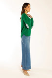 Green Swing Knit w Liberty Patches