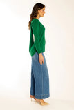 Green Swing Knit w Liberty Patches